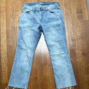 Old Navy Blue Ankle Cropped Jeans